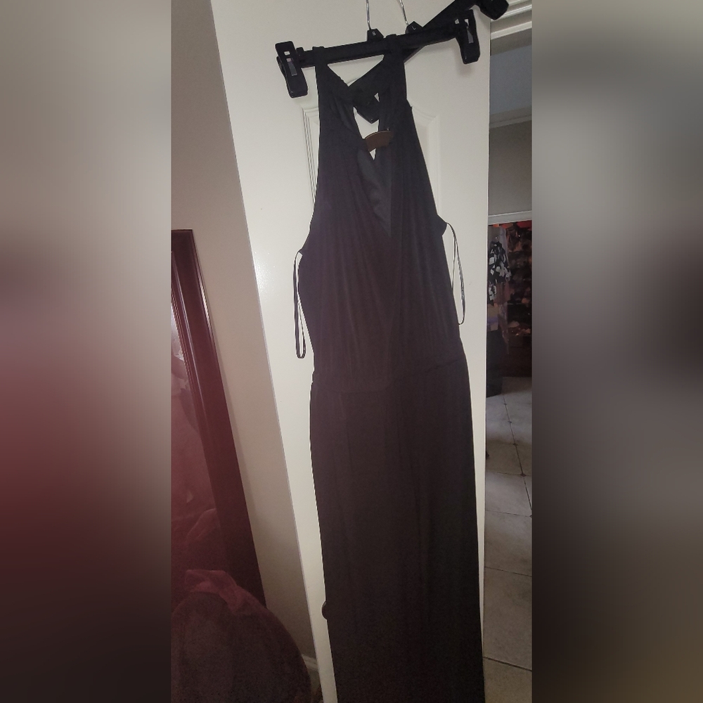 Guess Black Tailored Jumpsuit with Minimalist Design